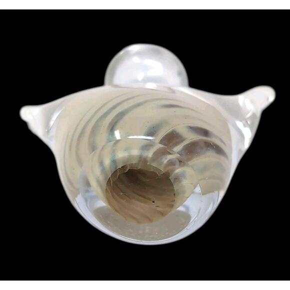 Art Glass Angel Wings Up Paperweight Abstract Figurine - Picture 6 of 8